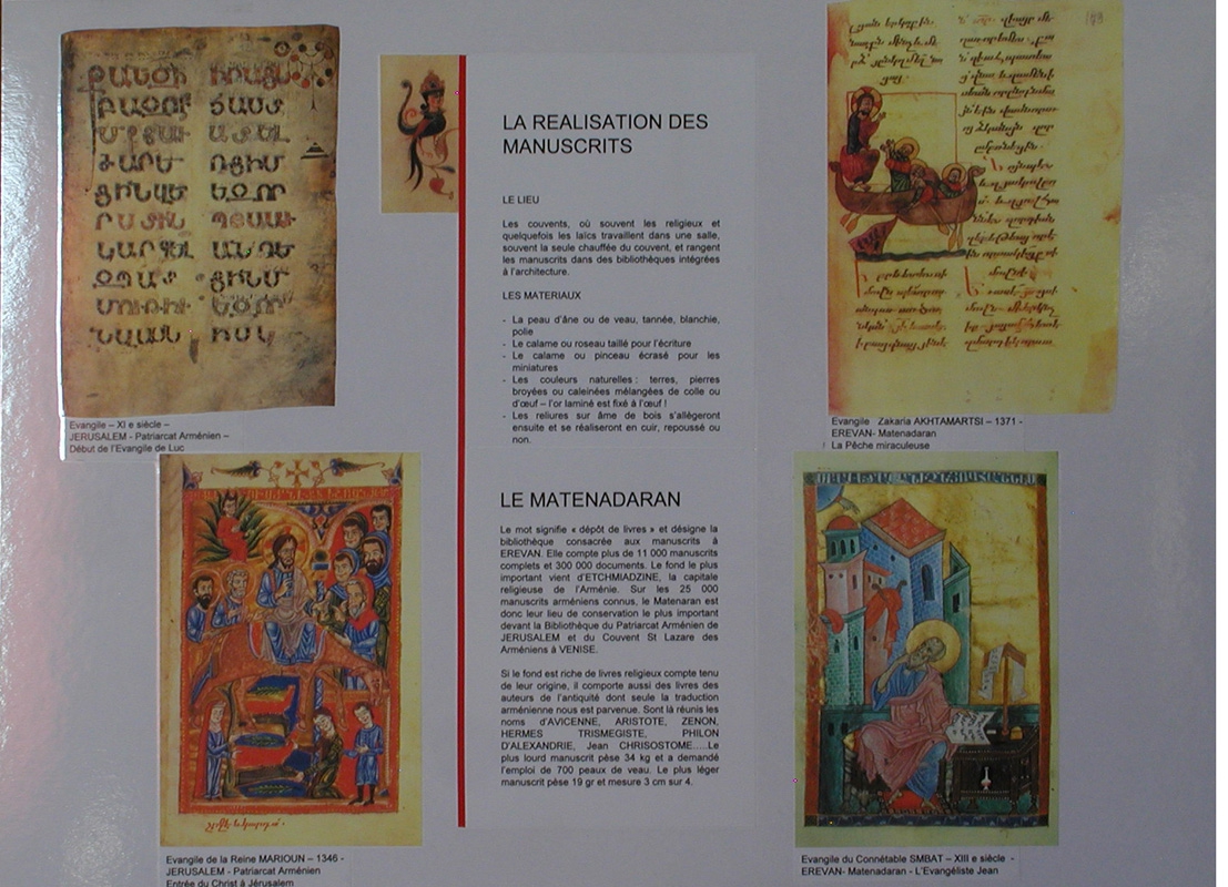 LES MINIATURES D'ARMENIE