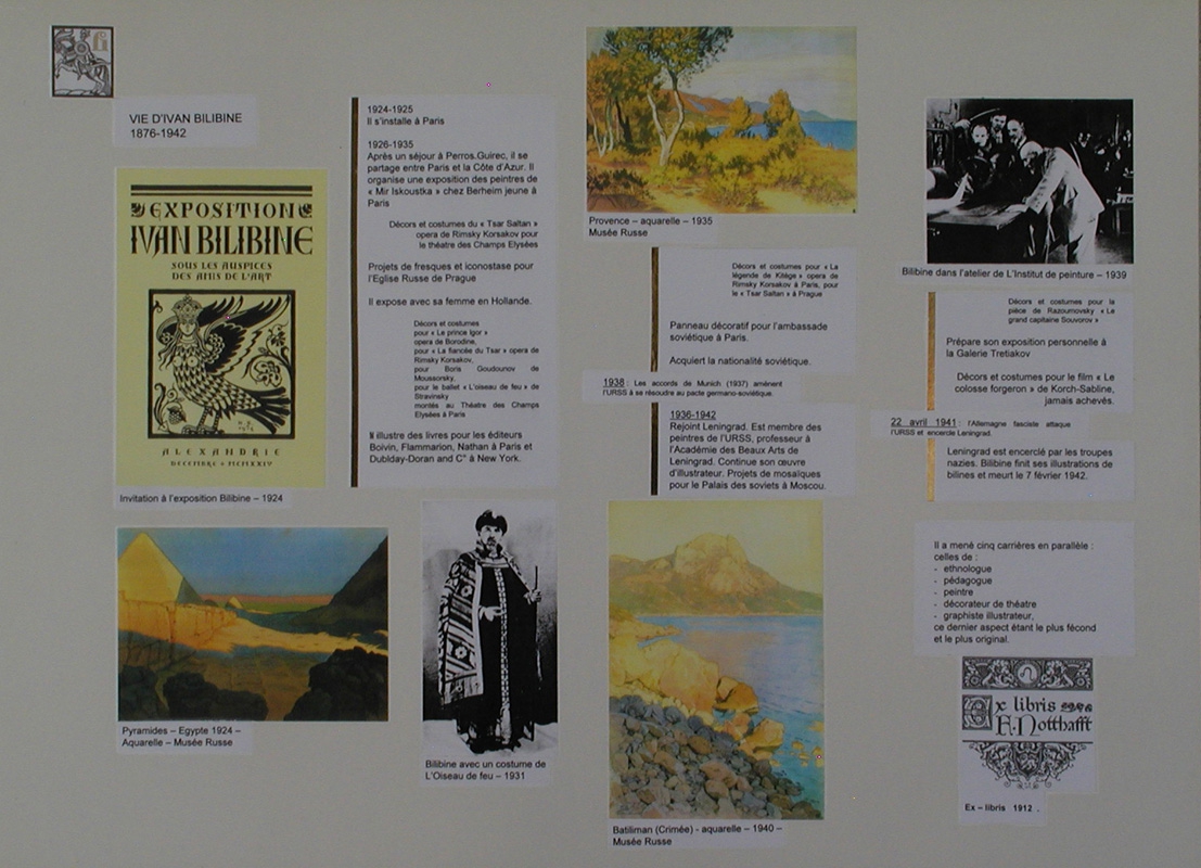 ILLUSTRATIONS DE CONTES RUSSES DE BILIBINE