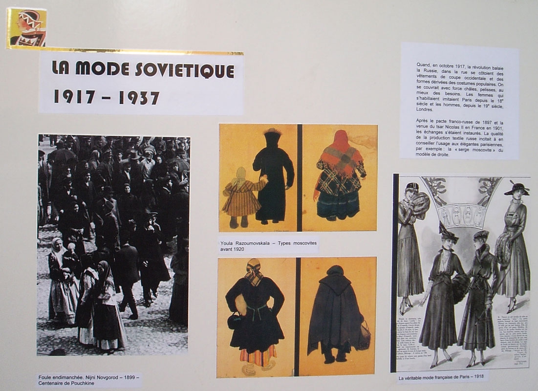 LA MODE SOVIETIQUE 1917-1937