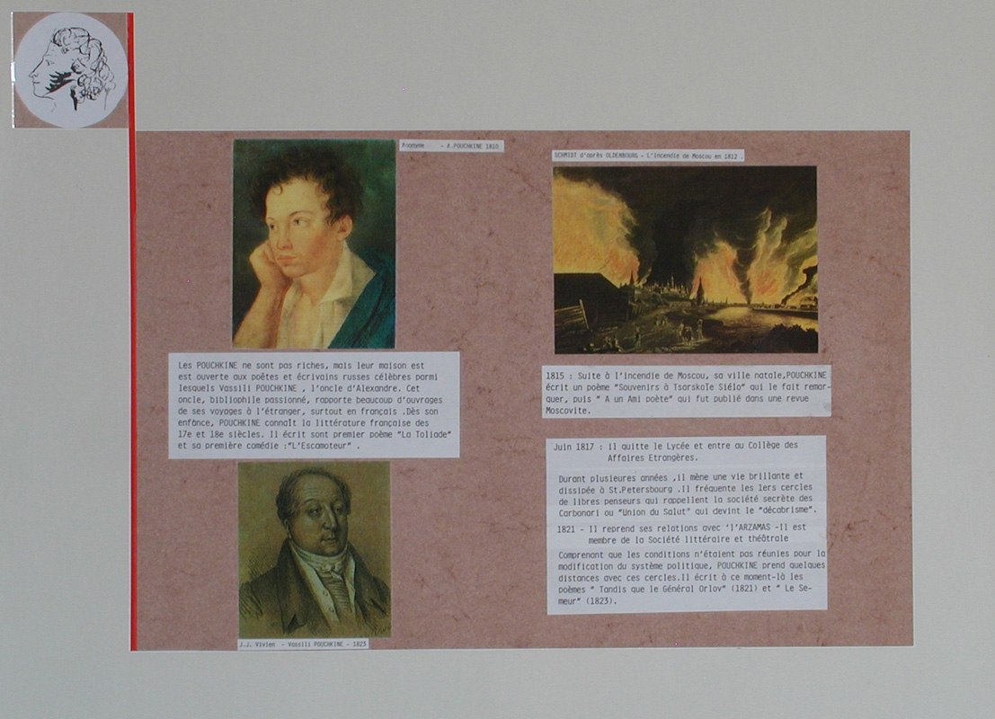 POUCHKINE - SA VIE - SON OEUVRE